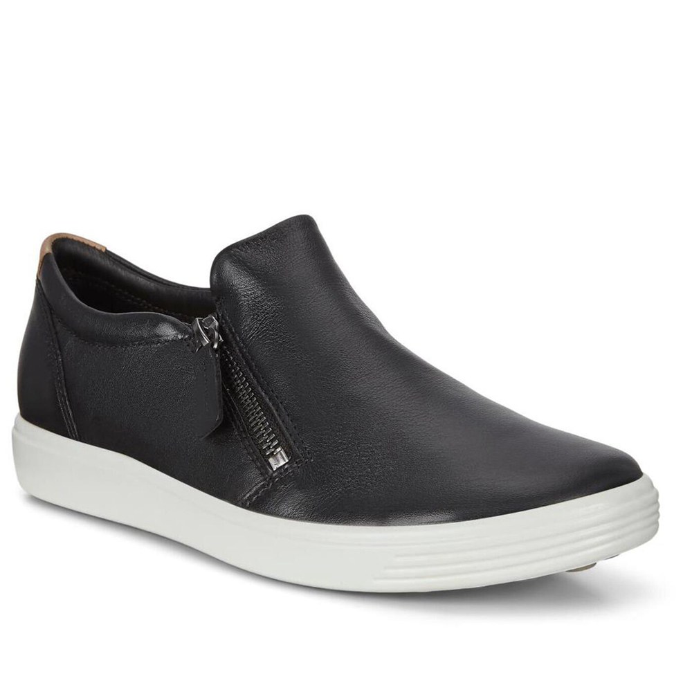 Slip On Mujer - ECCO Soft 7 - Negros - WGS780923